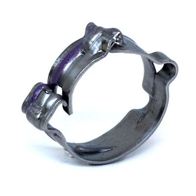 CLIC-R 86-140 PURPLE HOSE CLAMPS STAINLESS STEEL